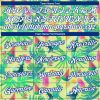 Custom Neon Yellow White-Royal 3D Pattern Design Hawaii Summer Fruit Performance T-Shirt - Image 3