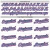 Custom White Light Blue Black-Pink 3D Pattern Design Gradient Style Twinkle Star Authentic Baseball Jersey - Image 4