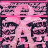 Custom Black Pink-White 3D Pink Ribbon Breast Cancer Performance T-Shirt - Image 3