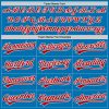 Custom Blue Red-White Authentic Baseball Jersey - Image 4
