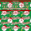 Custom Kelly Green White-Red Christmas 3D Bomber Full-Snap Varsity Letterman Jacket - Image 4