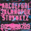 Custom Figure Pink-Light Blue 3D Pattern Design Bomber Full-Snap Varsity Letterman Jacket - Image 5