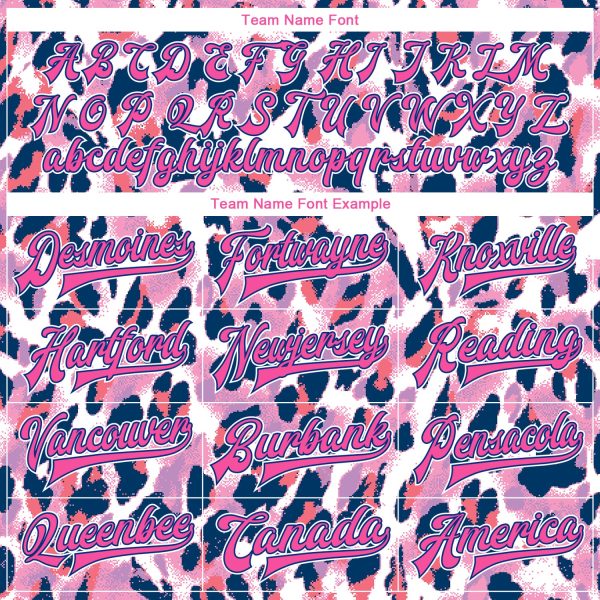 Custom White Pink-Royal Leopard Print 3D Pattern Design Bomber Full-Snap Varsity Letterman Jacket - Image 4