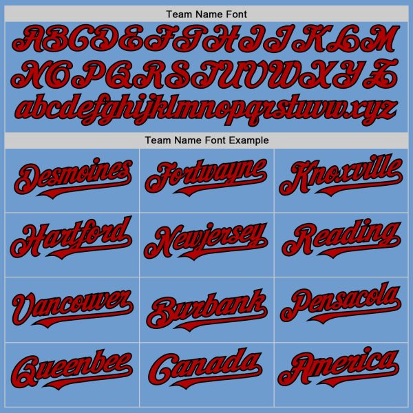 Custom Light Blue Red-Black Bomber Full-Snap Varsity Letterman Two Tone Hoodie Jacket - Image 4