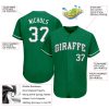 Custom Kelly Green White-Gray Authentic St. Patrick's Day Baseball Jersey - Image 3