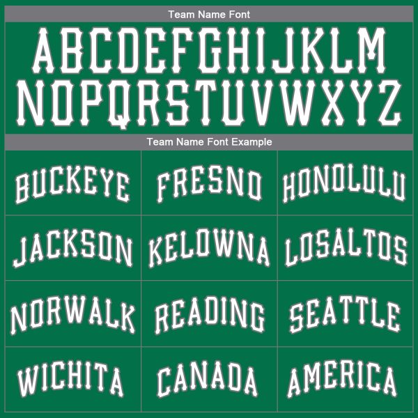 Custom Kelly Green White-Gray Authentic St. Patrick's Day Baseball Jersey - Image 5